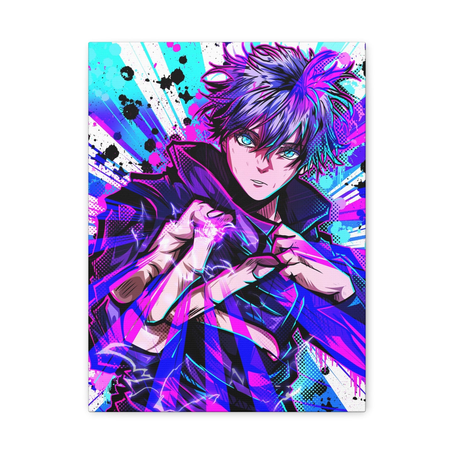 Purple flash canvas