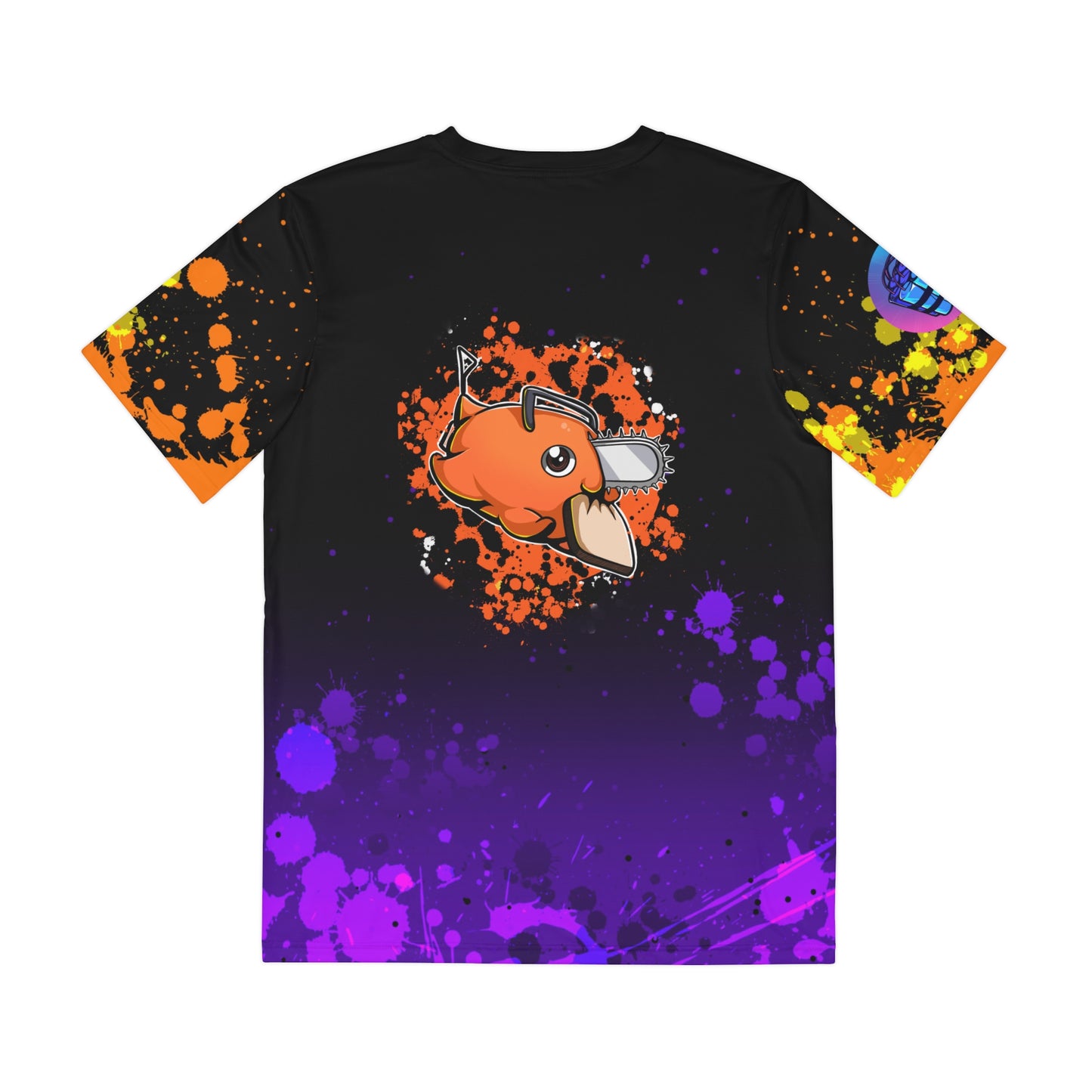 chainsaw hero all over print shirt