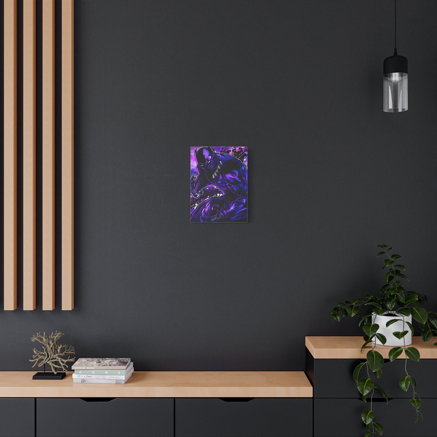 King of panthers canvas