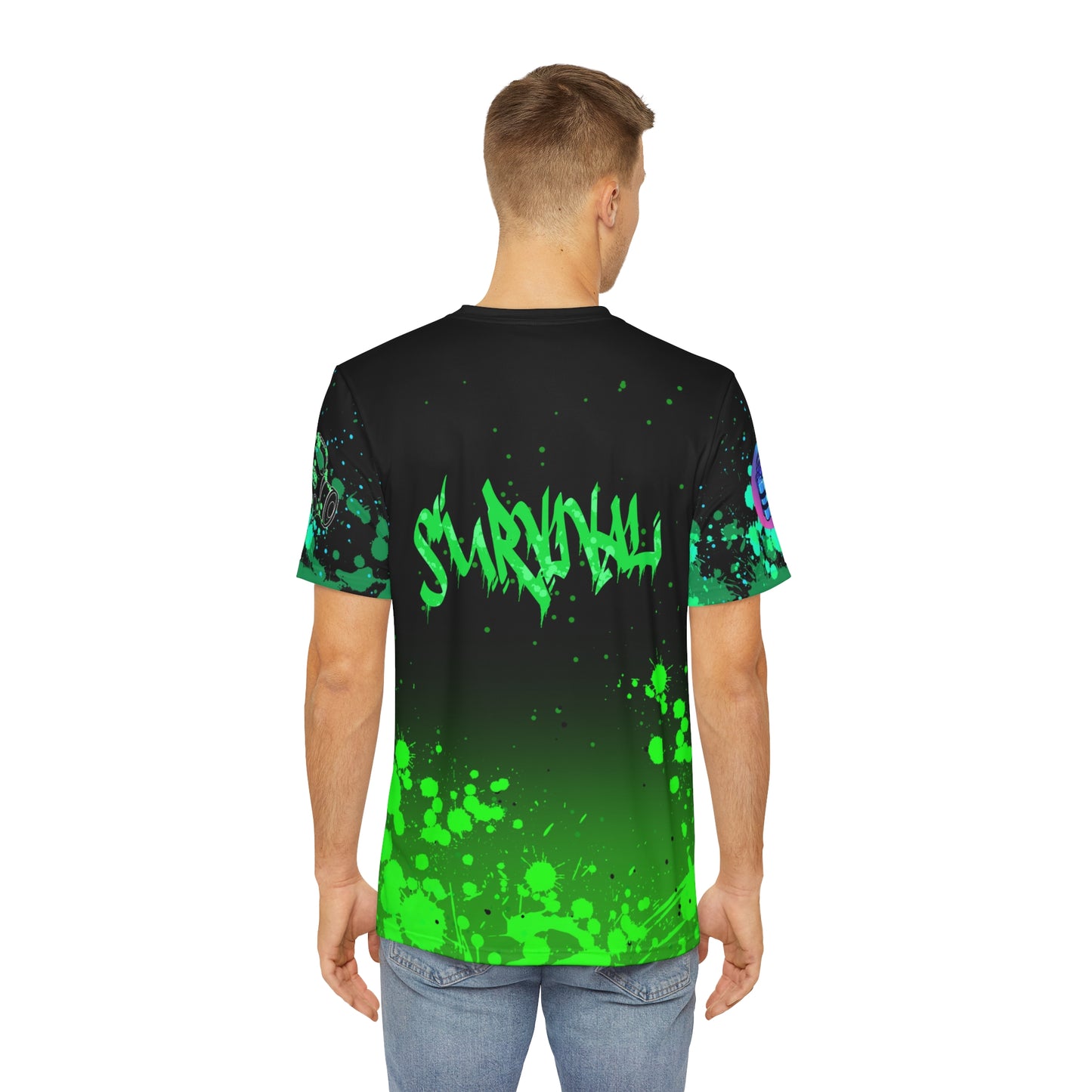 Survival of the fittest all over print shirt