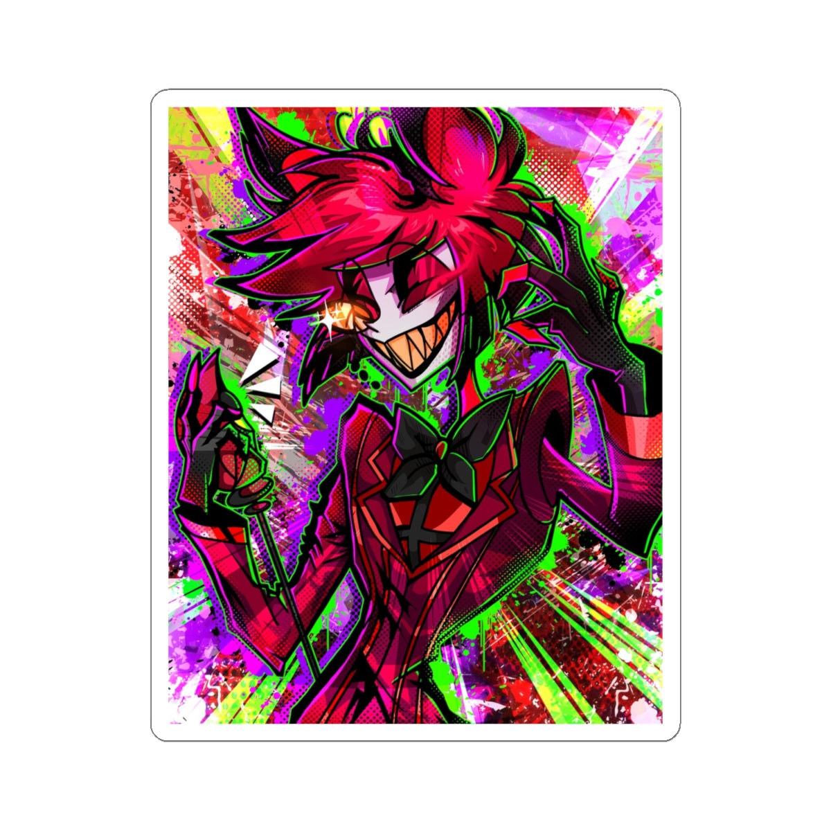 Radio demon Sticker