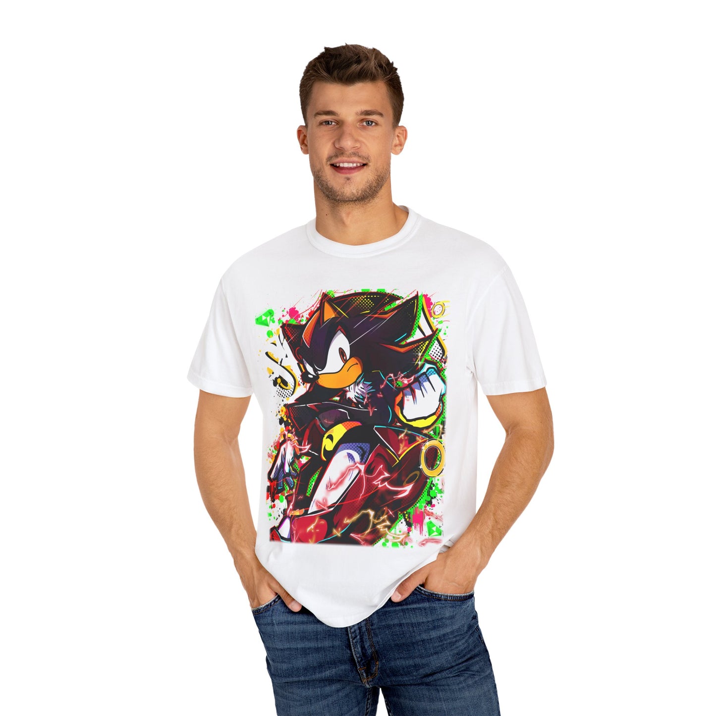 Black Blur Graphic T-shirt