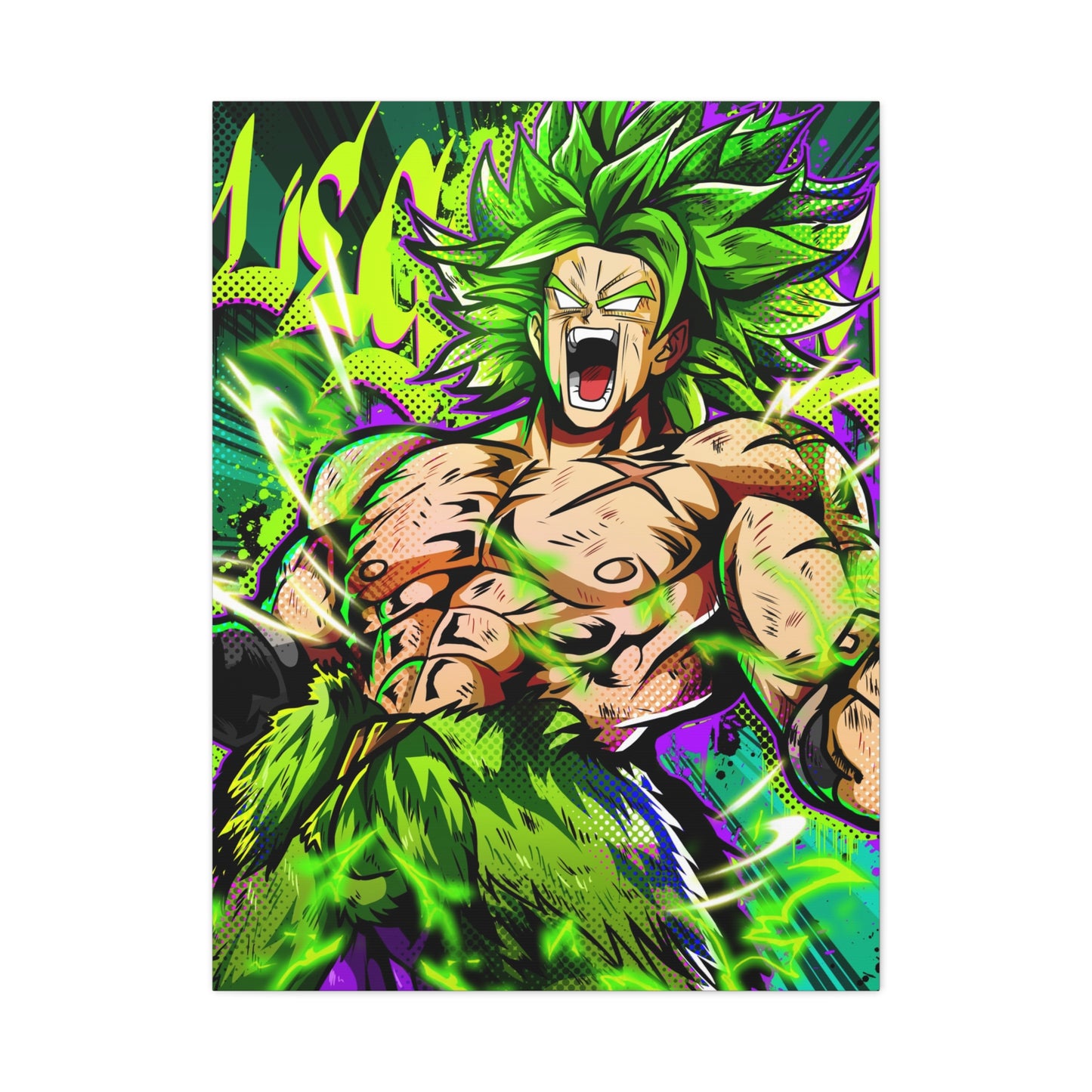 Legendary warrior canvas