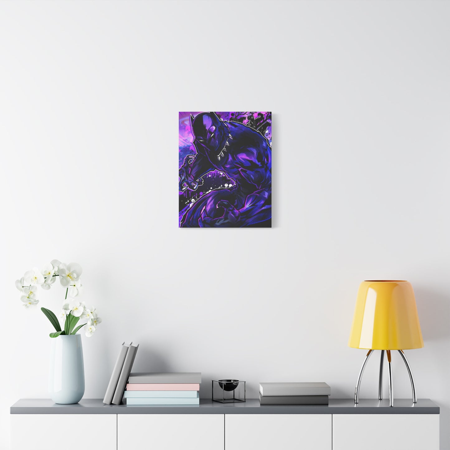 King of panthers canvas