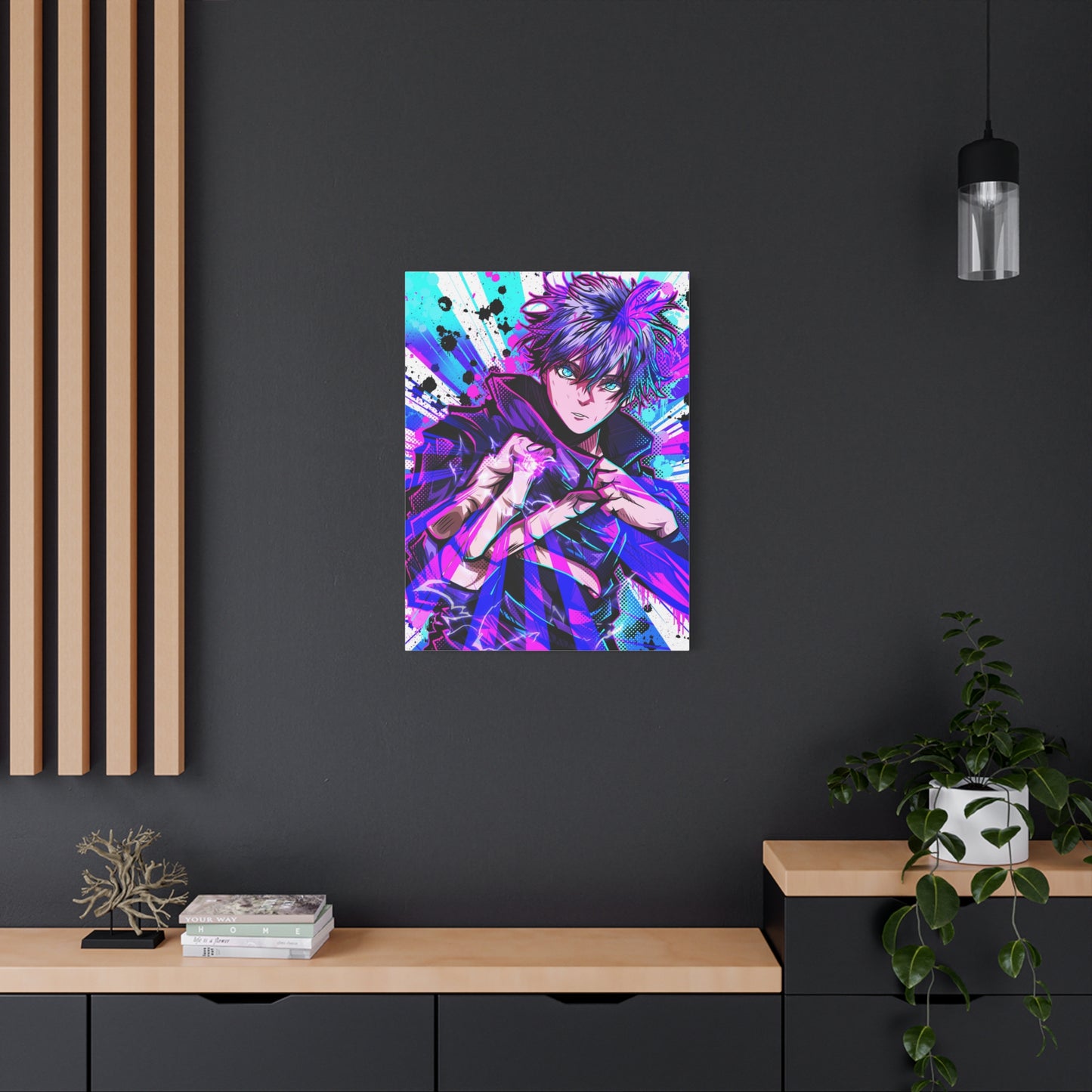 Purple flash canvas