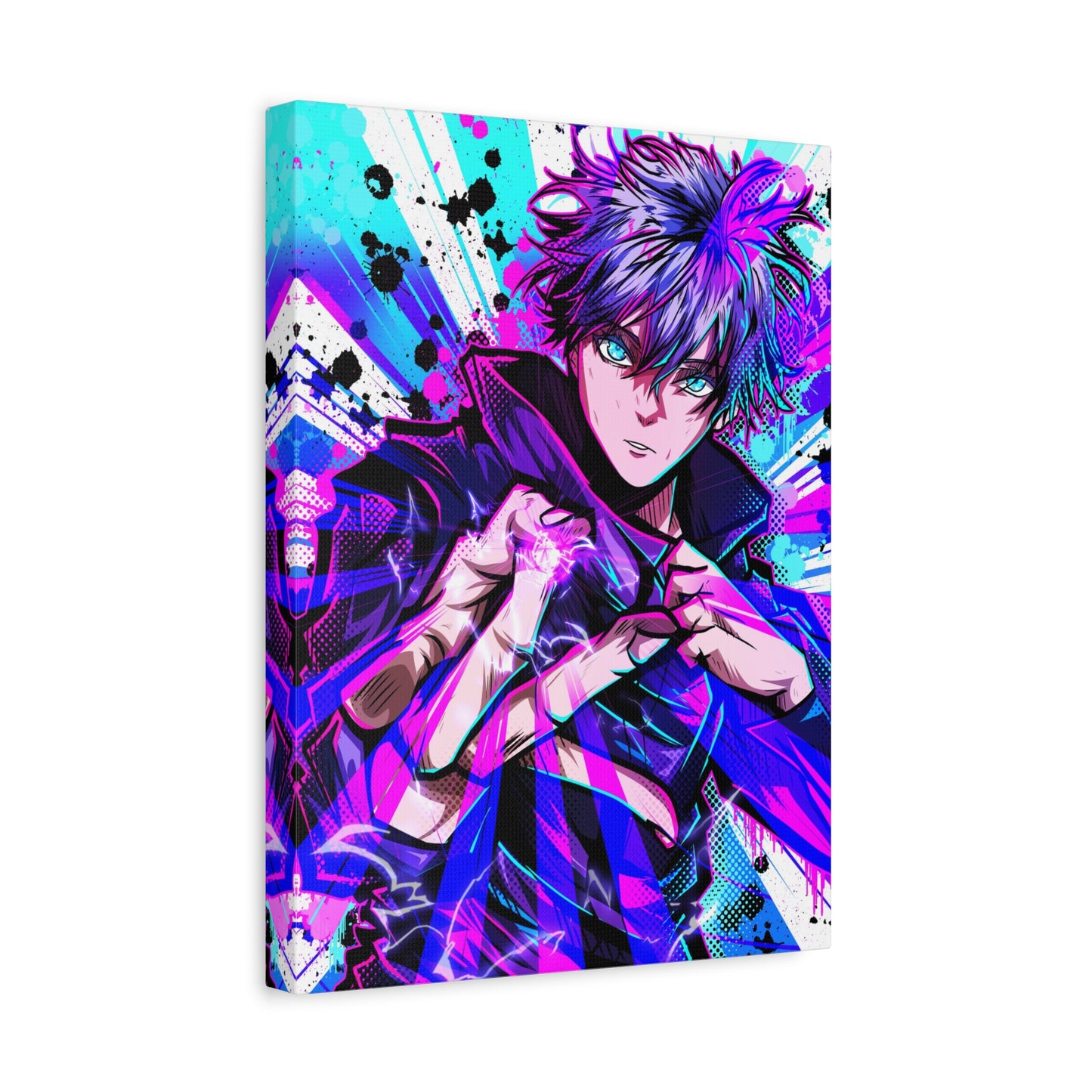 Purple flash canvas