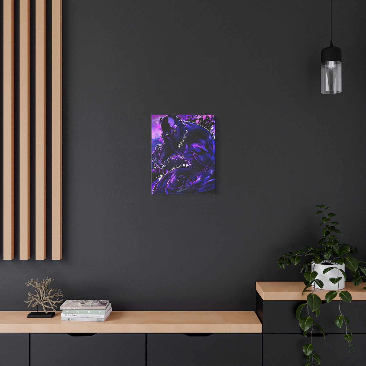 King of panthers canvas
