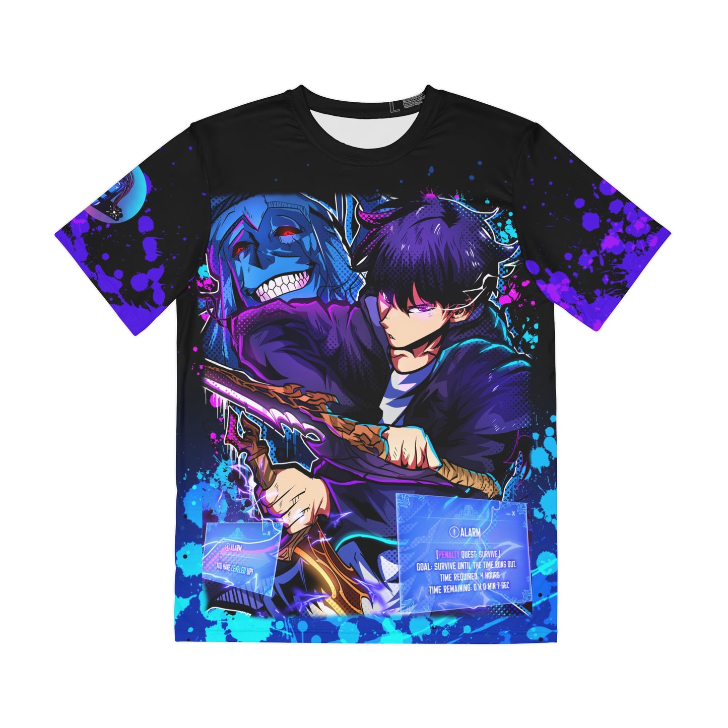 System user all over print shirt