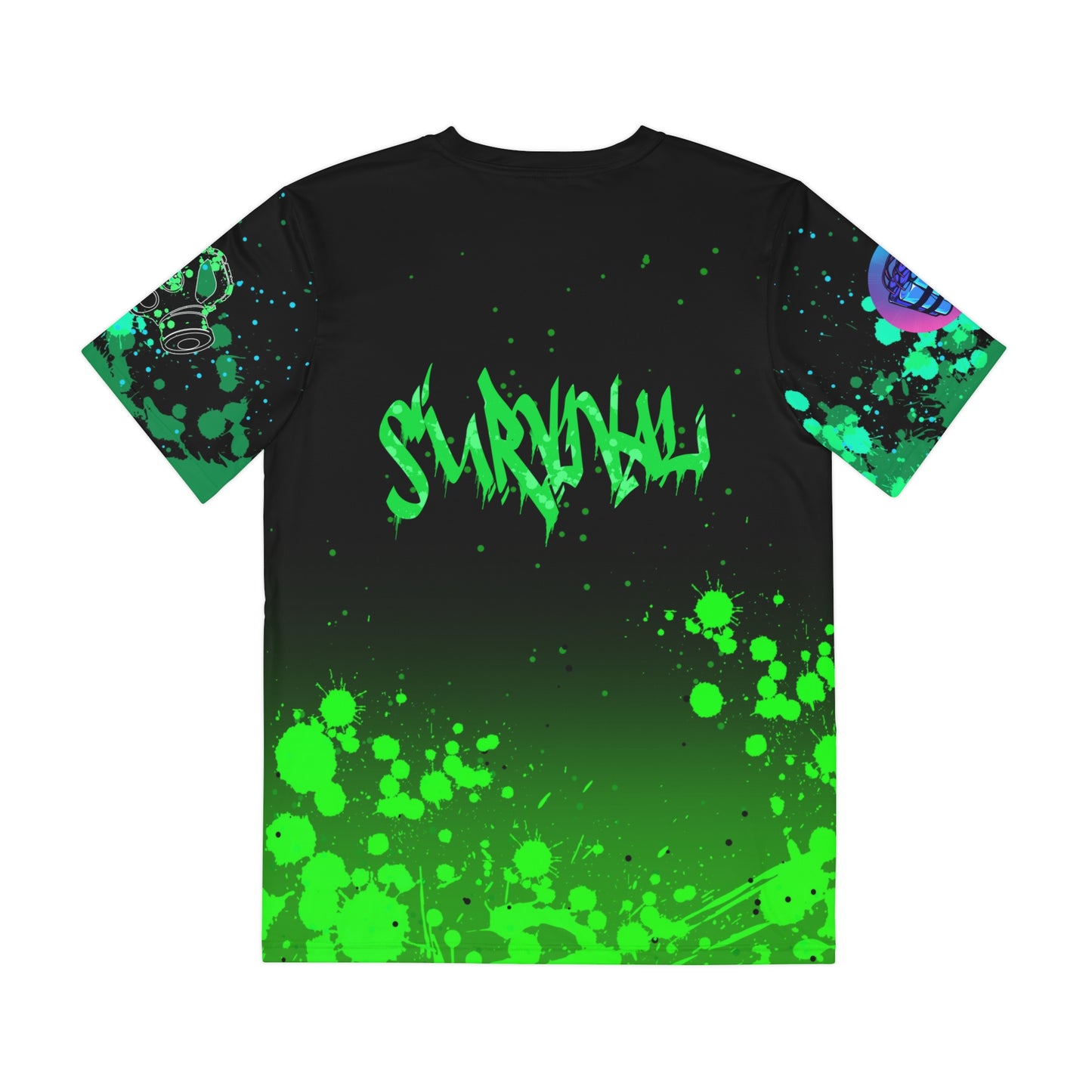Survival of the fittest all over print shirt