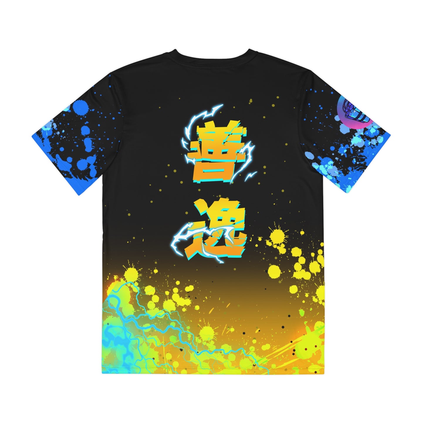 Thunder clap all over print shirt