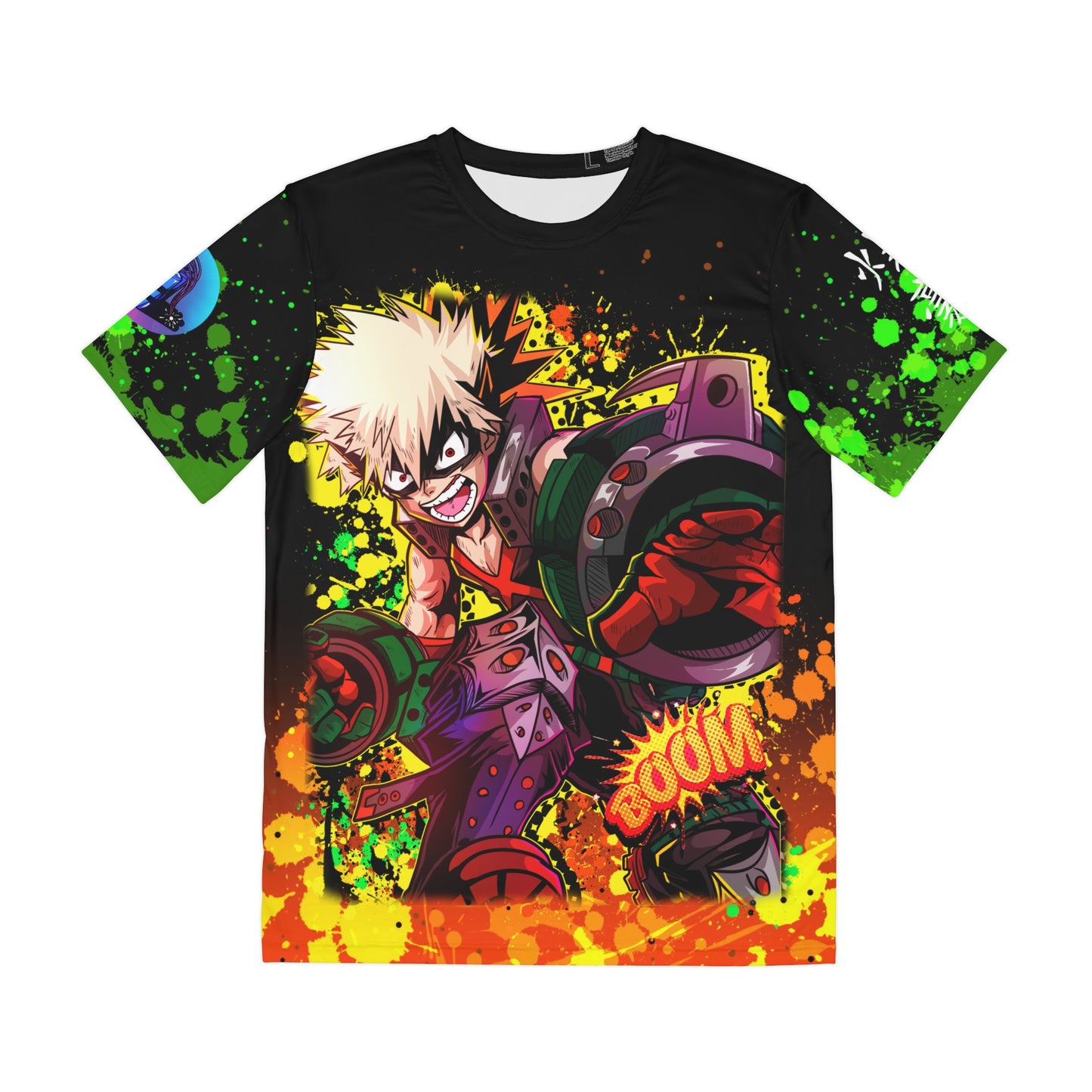 Explosion all over print shirt
