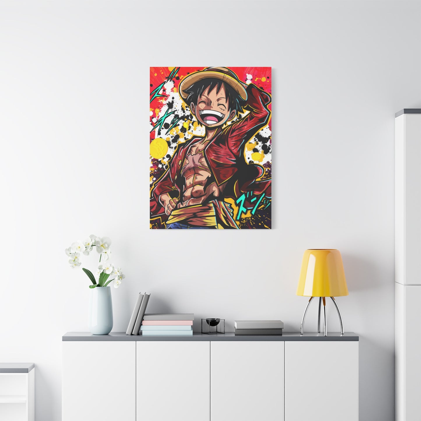 Straw hat hero canvas