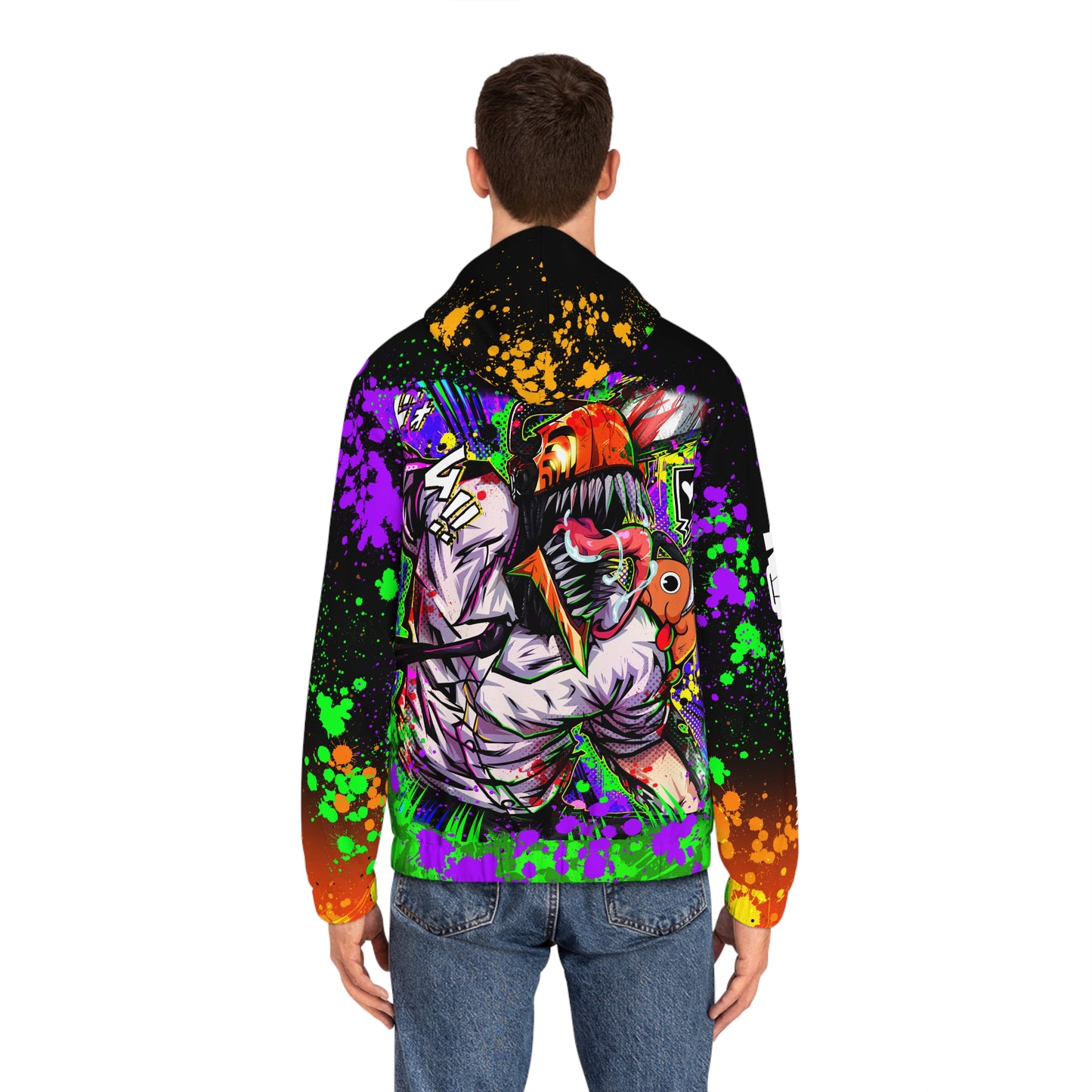 Chainsaw hero all over print shirt