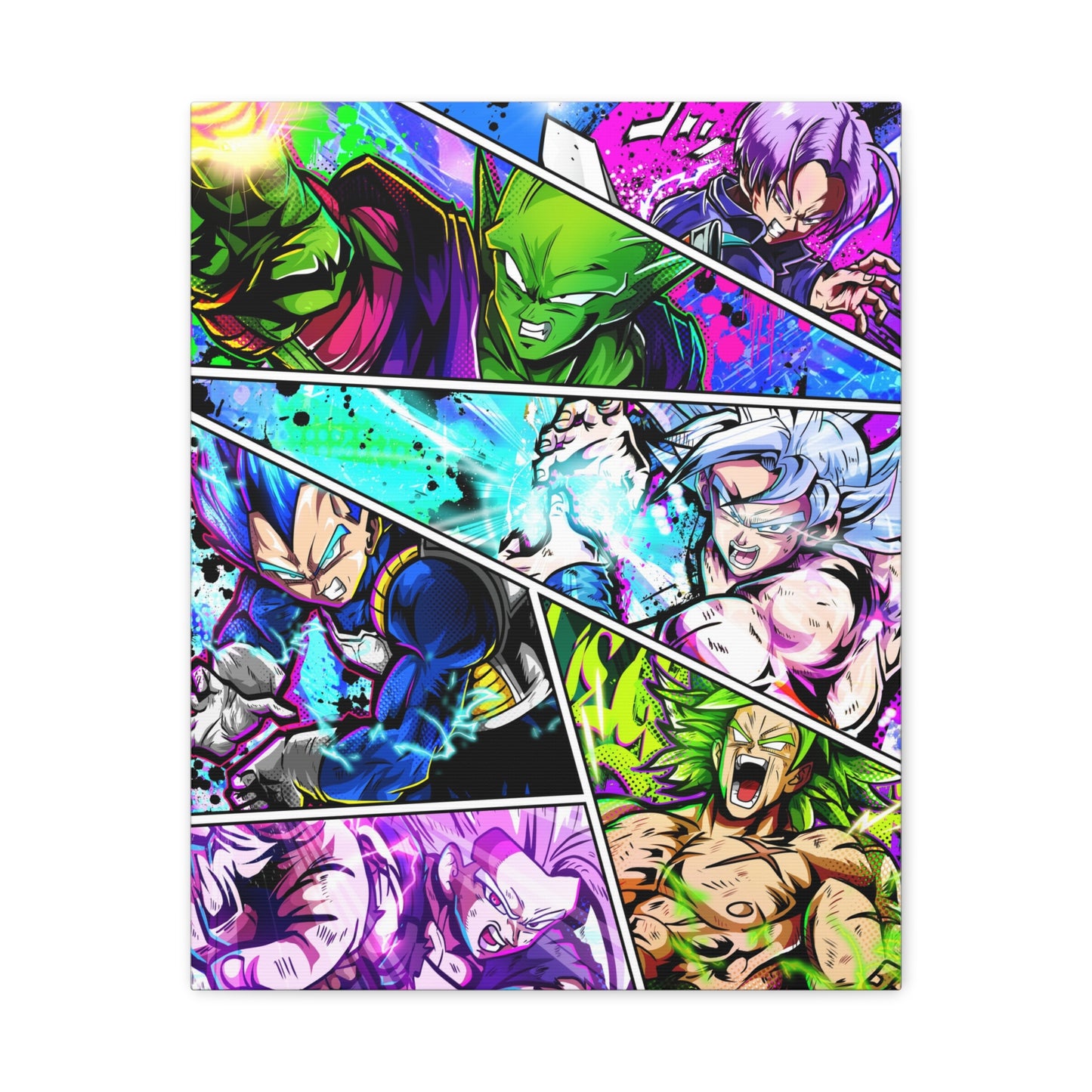 Gods colide canvas