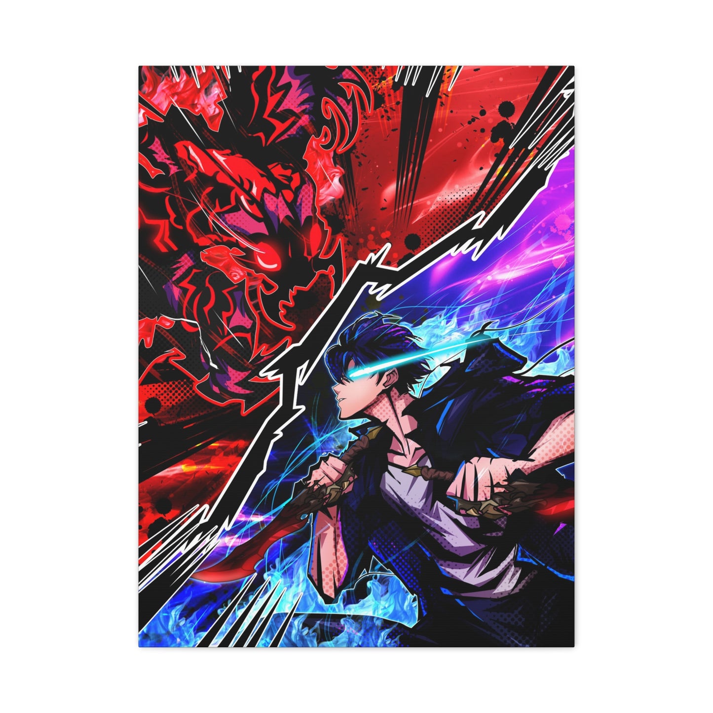 Battle 100 canvas