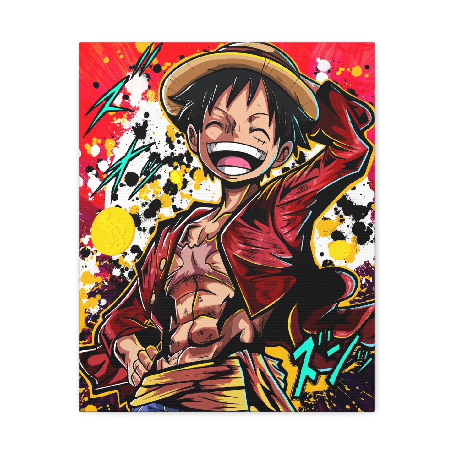 Straw hat hero canvas
