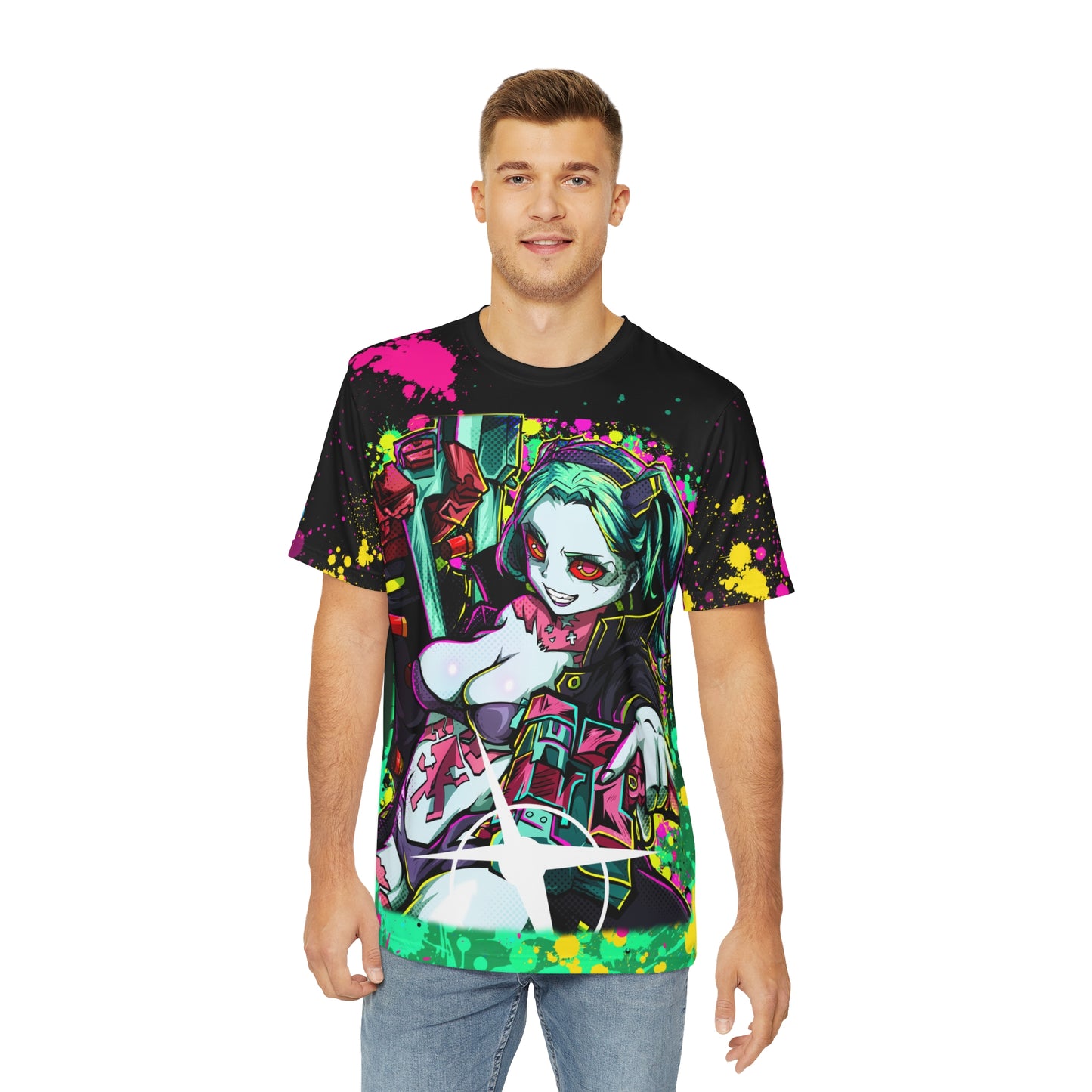 Cyber Psycho all over print shirt