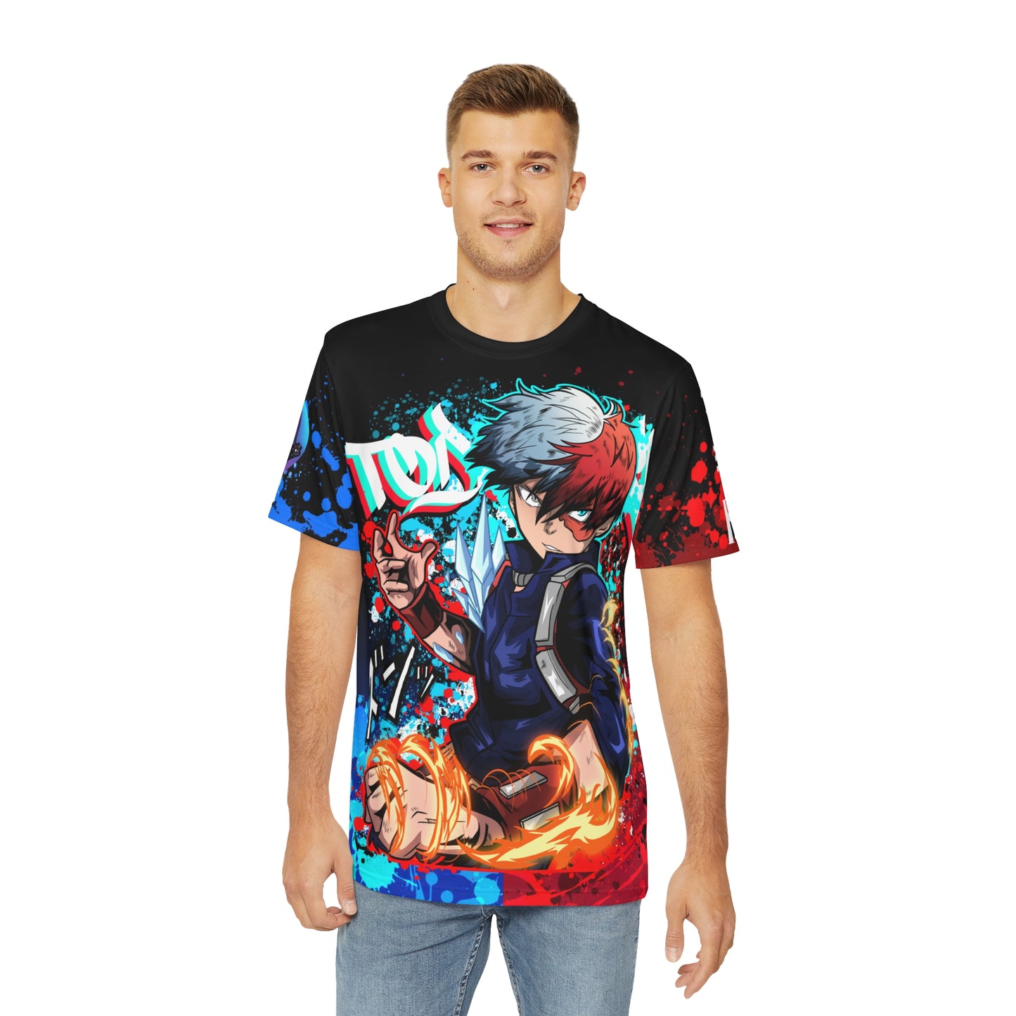 Icy Heat all over print shirt