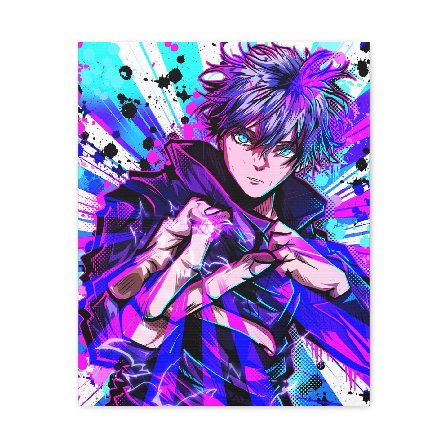 Purple flash canvas