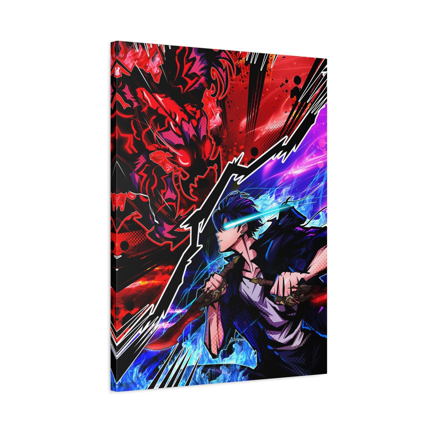 Battle 100 canvas