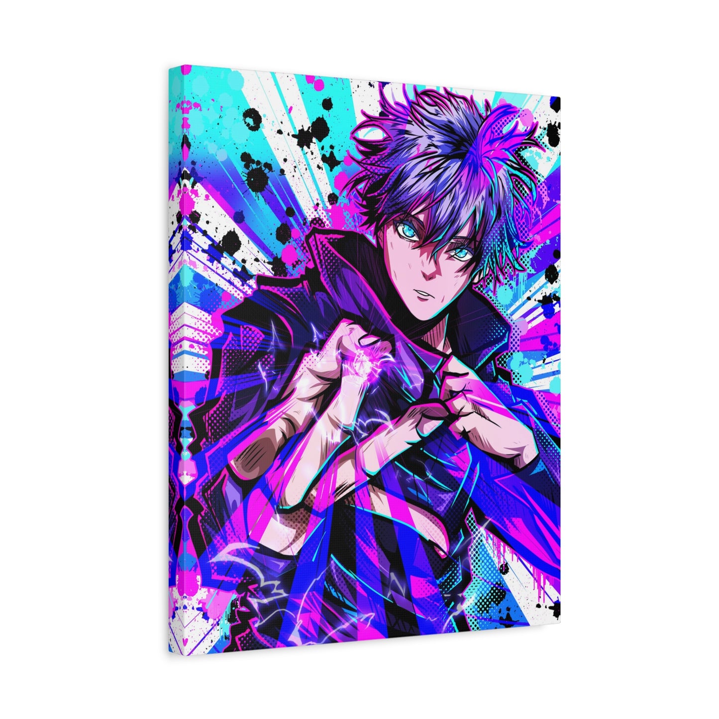 Purple flash canvas