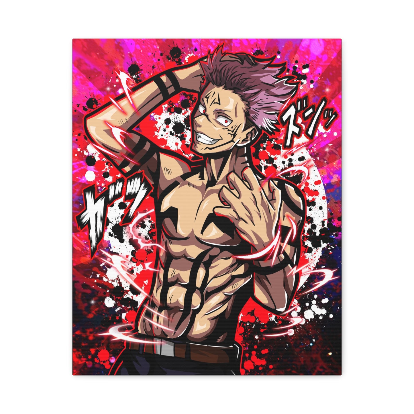 Demon finger canvas