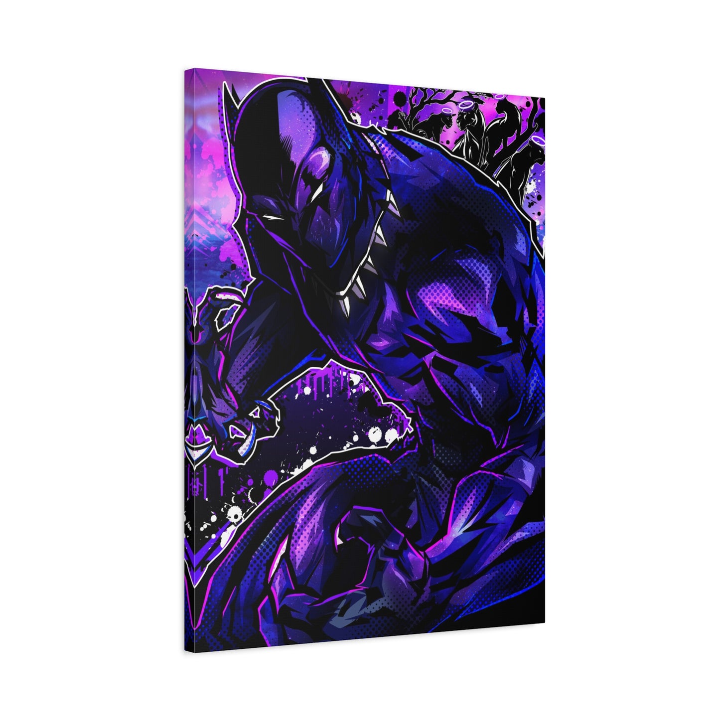 King of panthers canvas