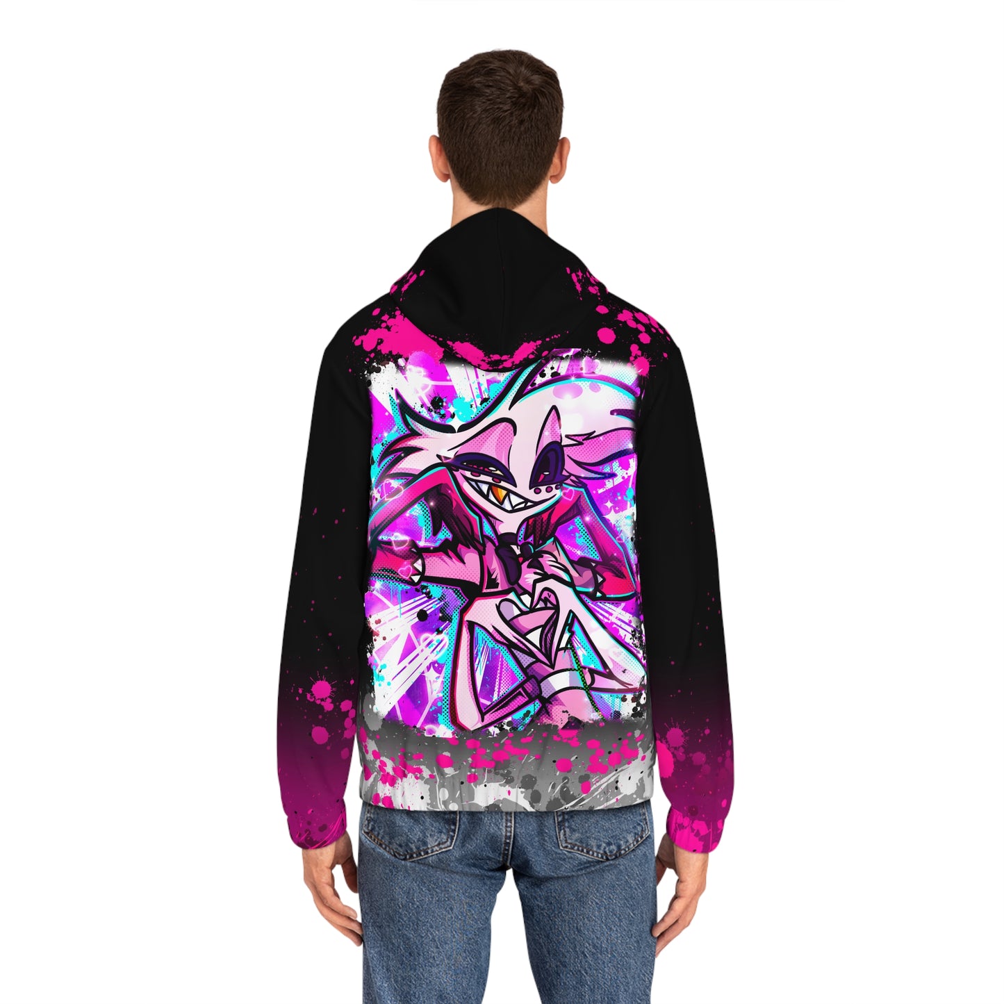 Poison all over print hoodie