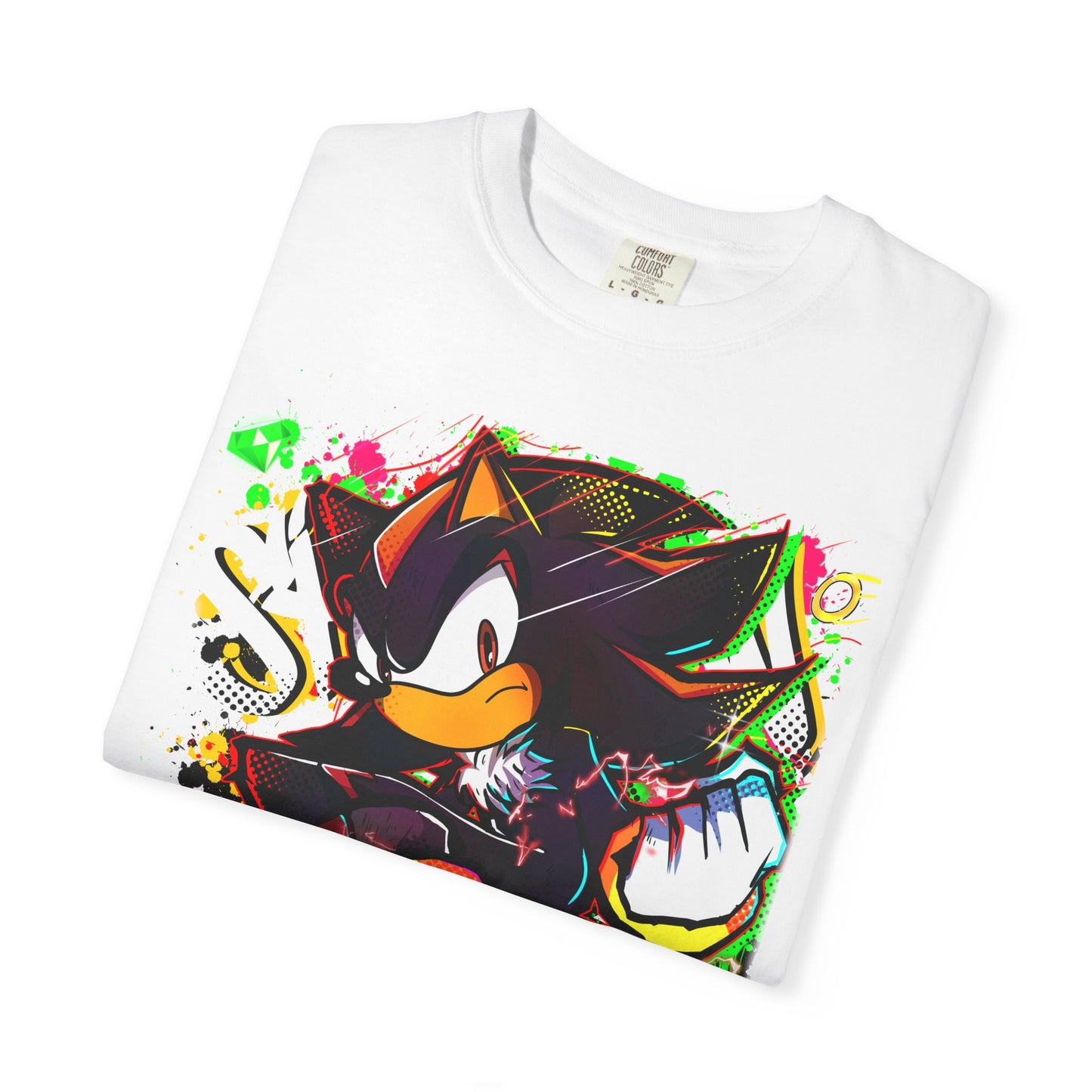 Black Blur Graphic T-shirt