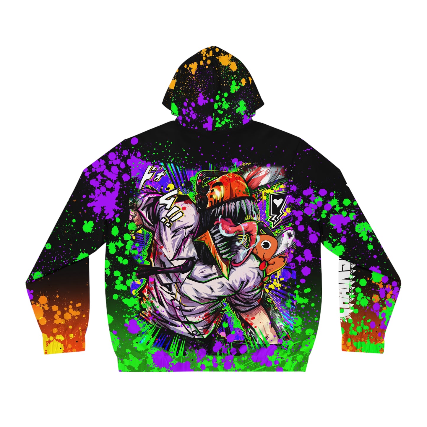 Chainsaw hero all over print shirt