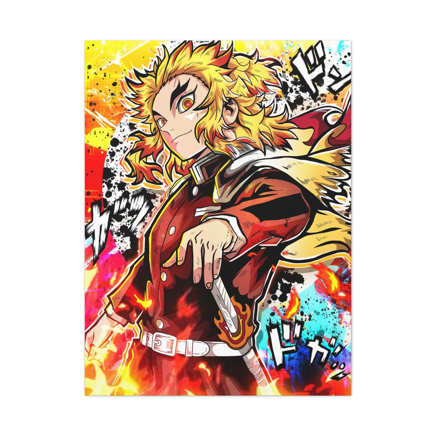 Heart a blaze canvas