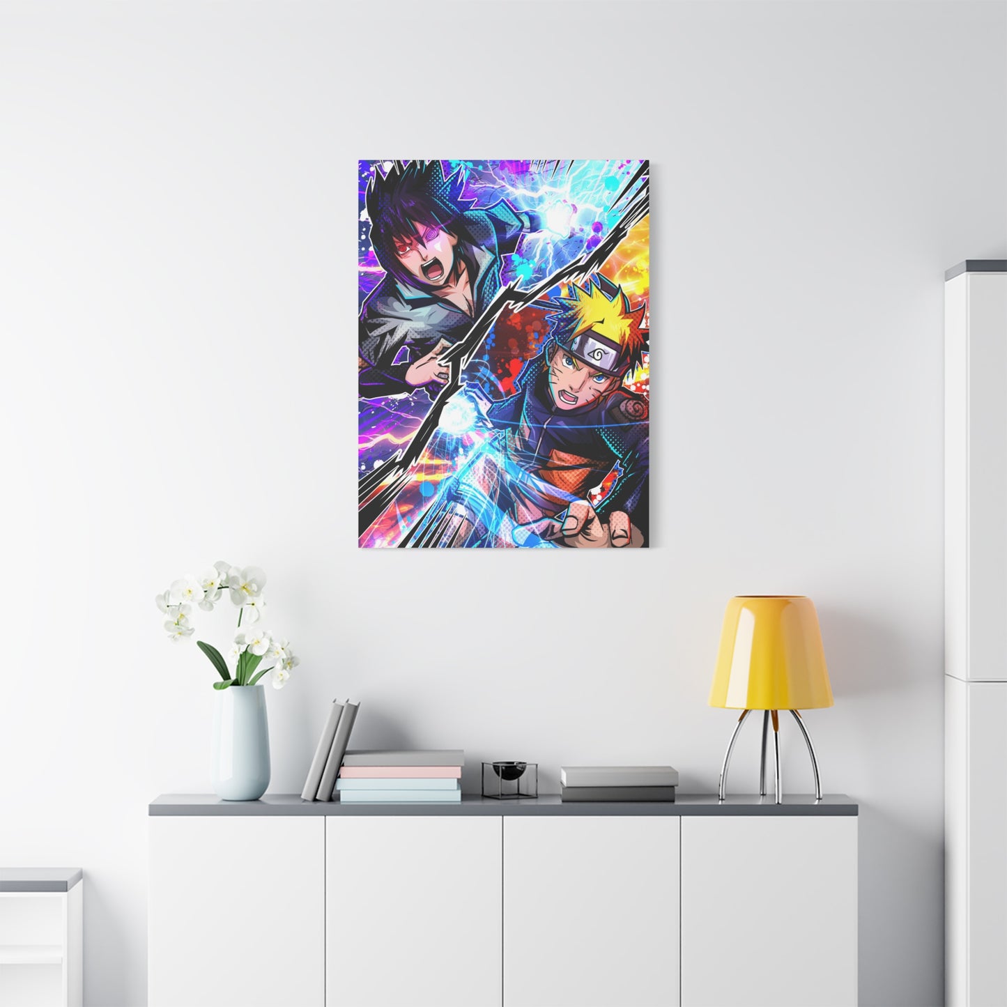 Battle between old friends canvas