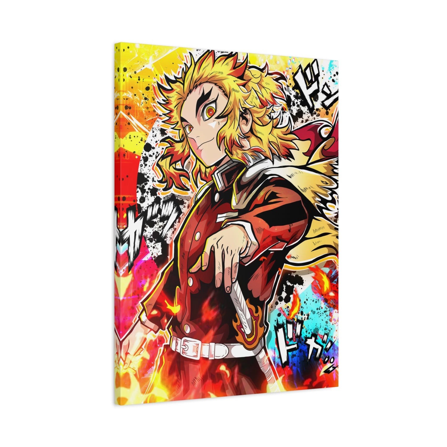 Heart a blaze canvas