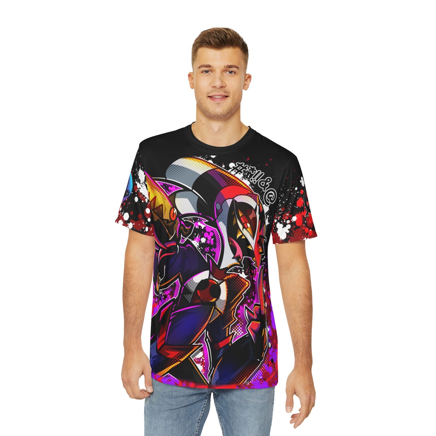 Silent O all over print shirt