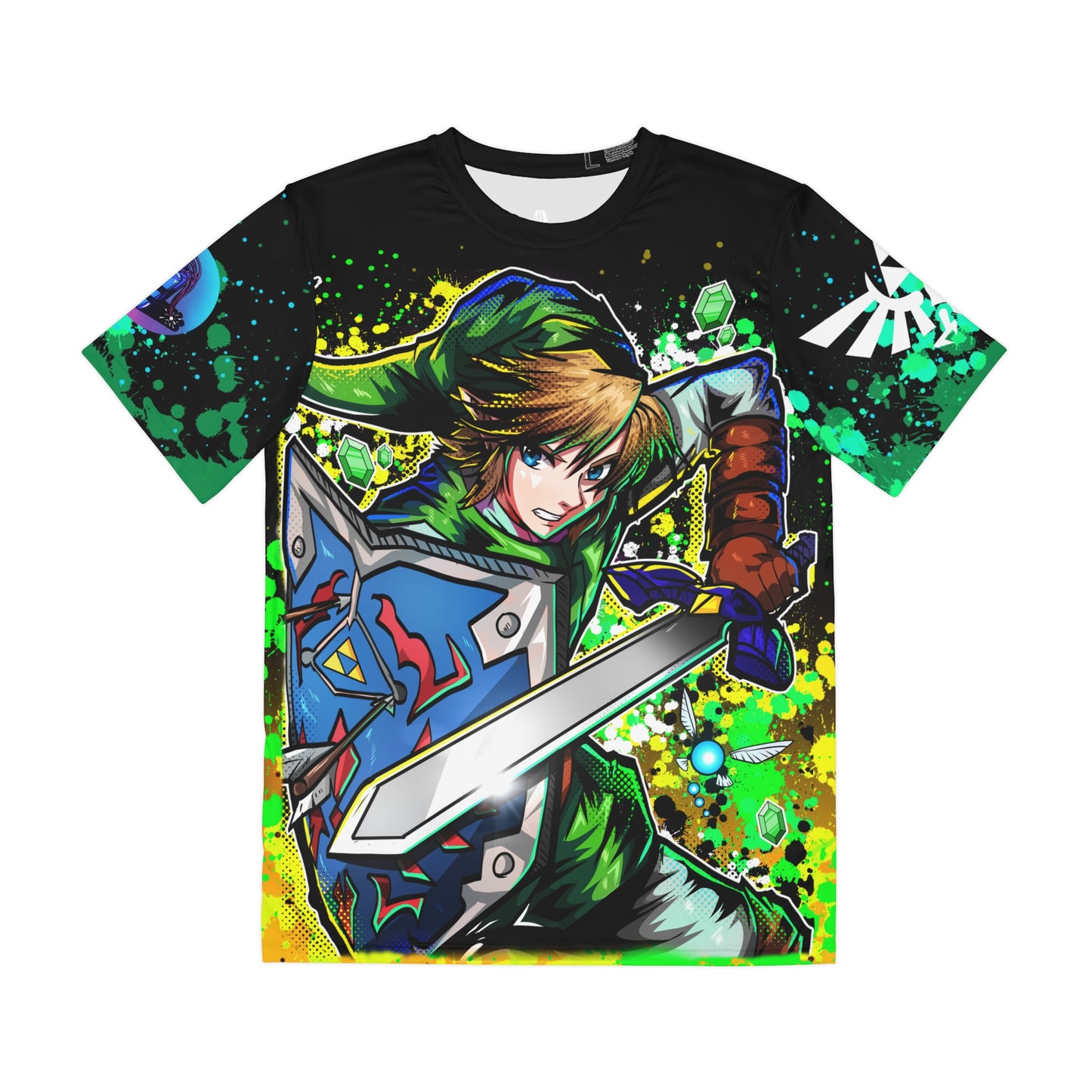 Hero of time all over print shirt