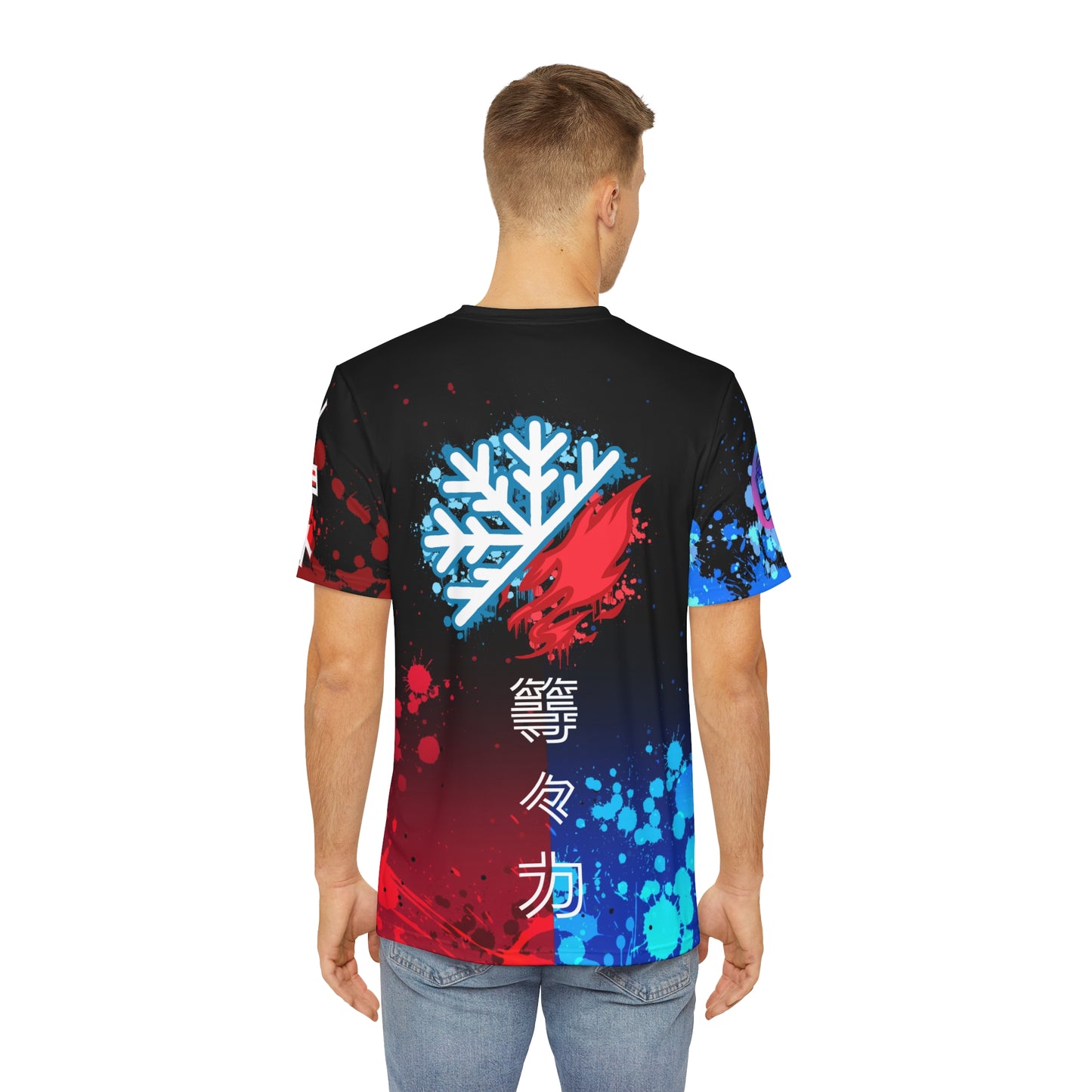 Icy Heat all over print shirt
