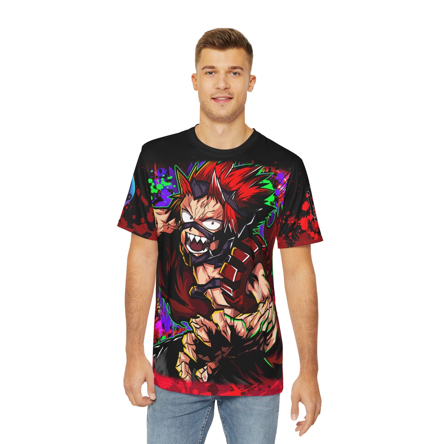 Red Fury all over print shirt