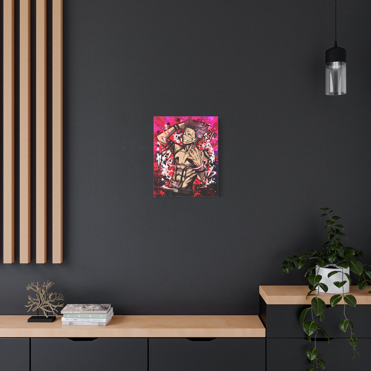 Demon finger canvas
