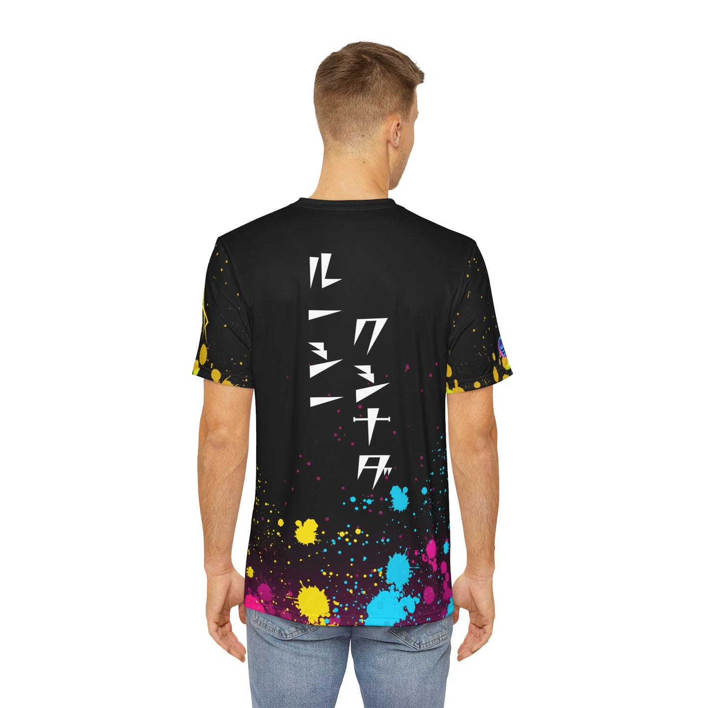 Cyber lady all over print shirt