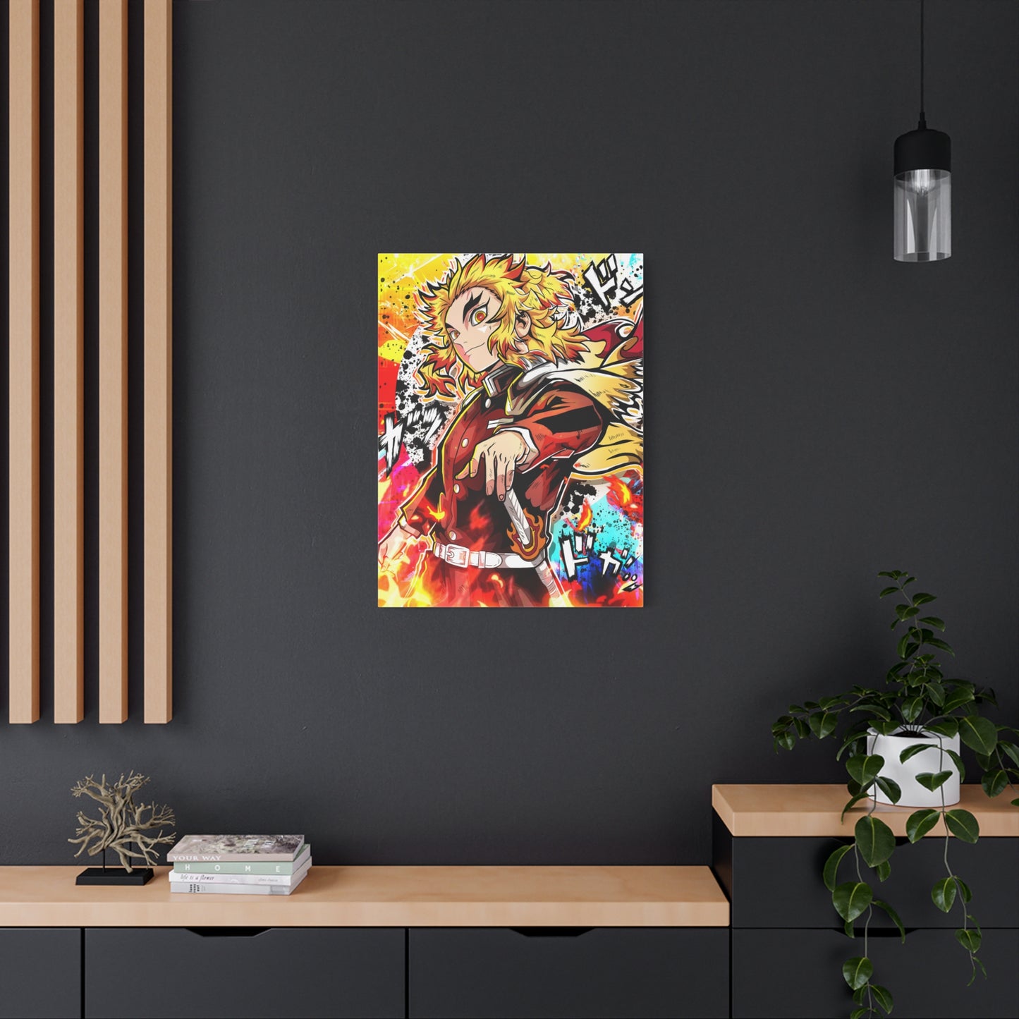 Heart a blaze canvas