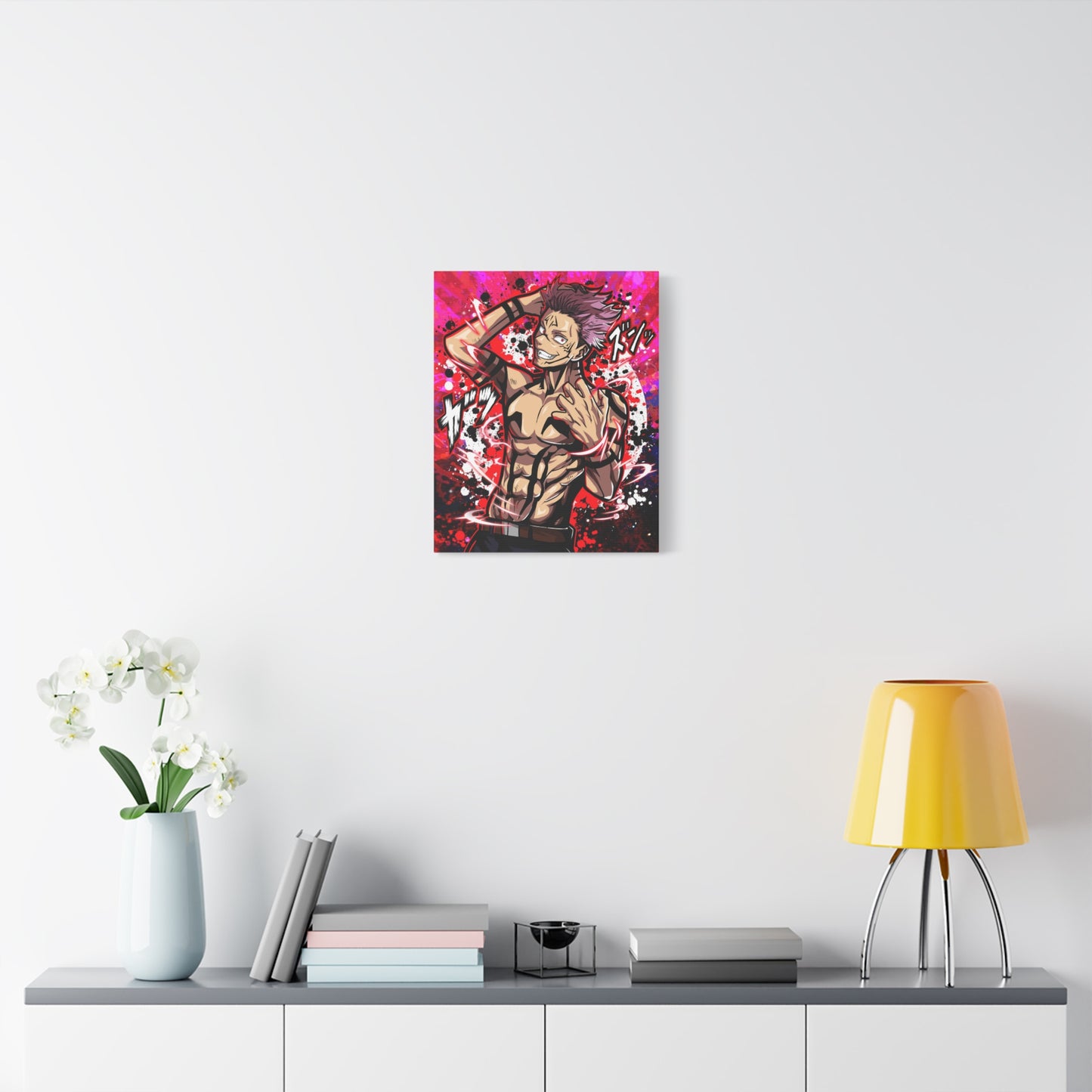 Demon finger canvas