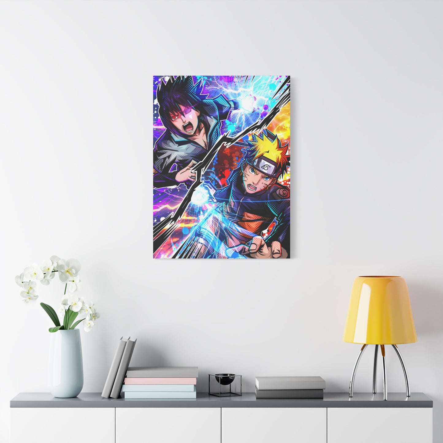 Battle between old friends canvas