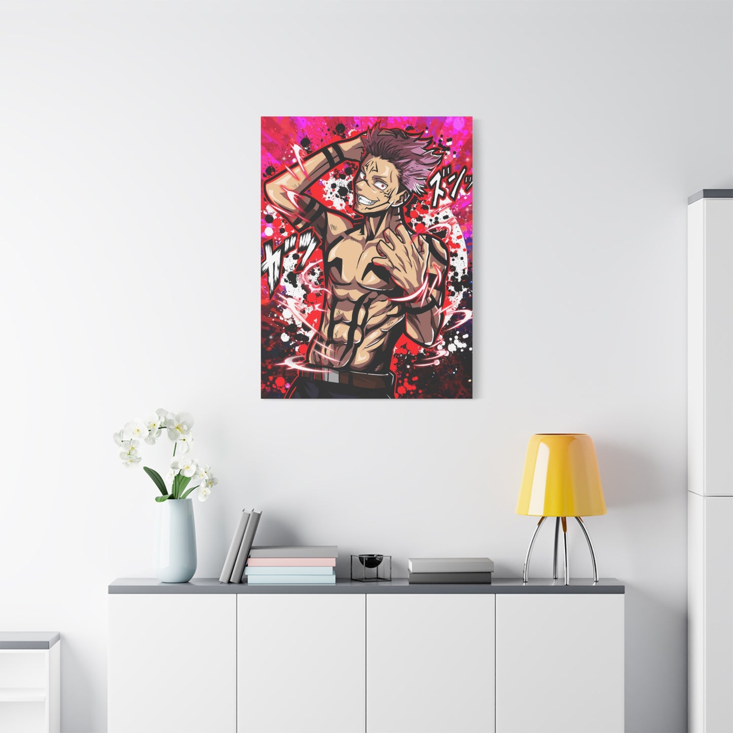 Demon finger canvas