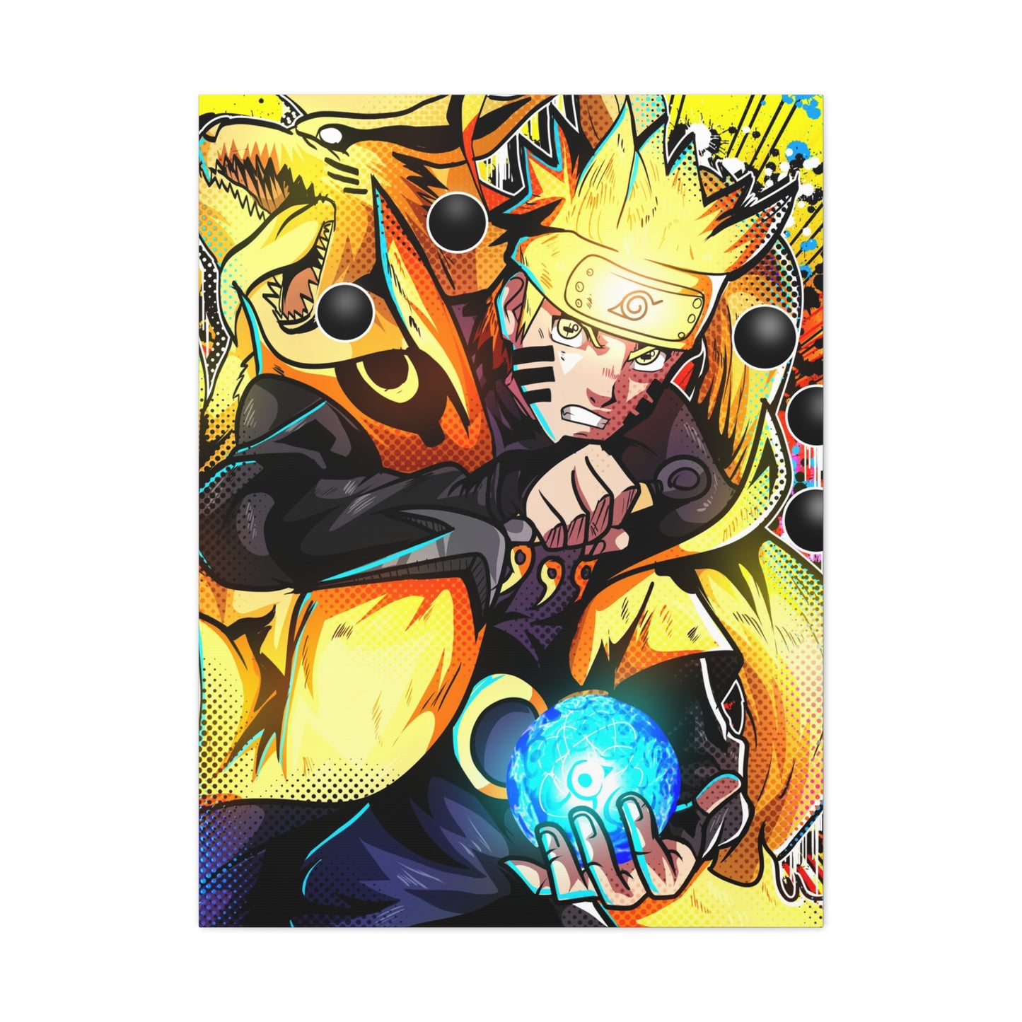 Maxed tailed beast canvas