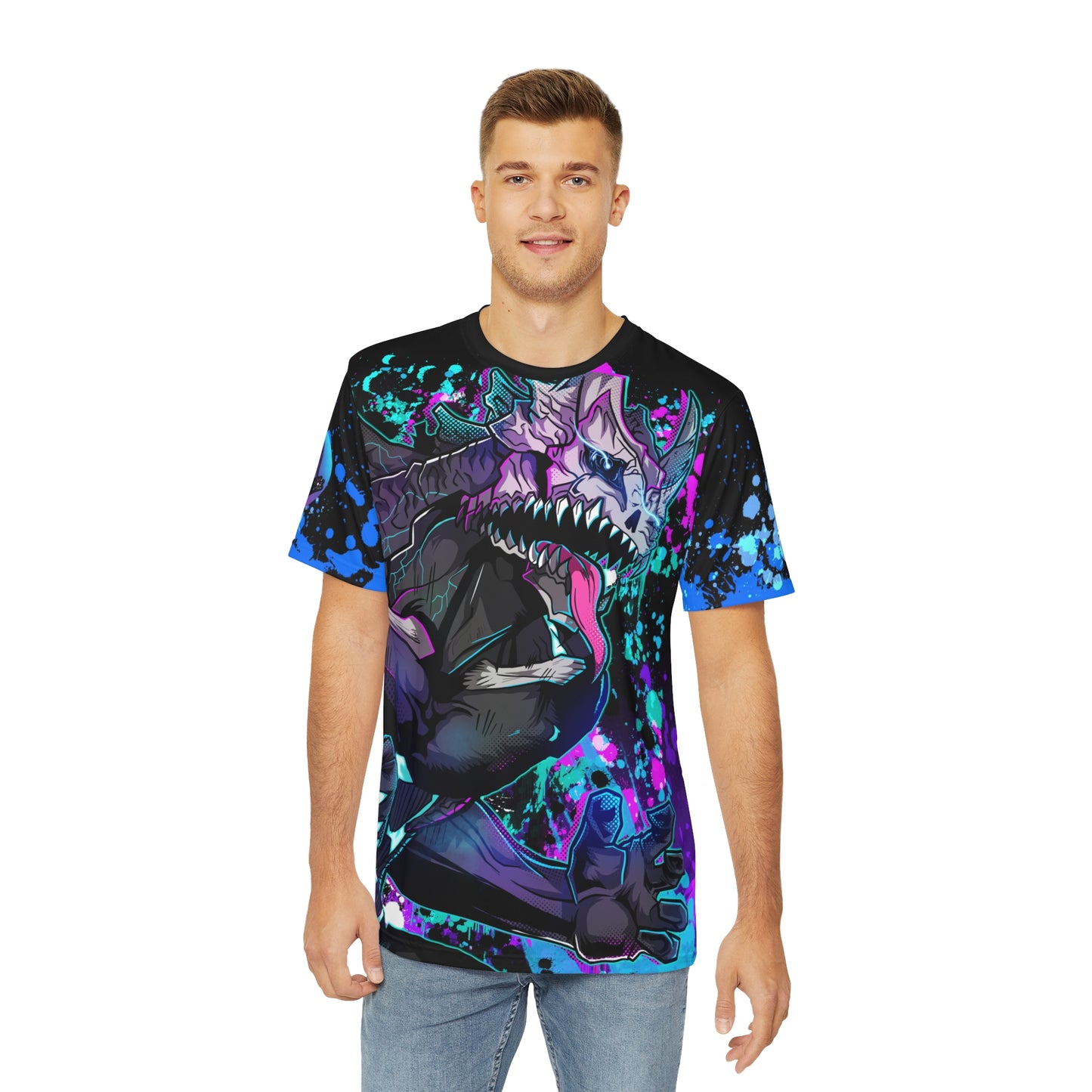 8th monster all over print shirt