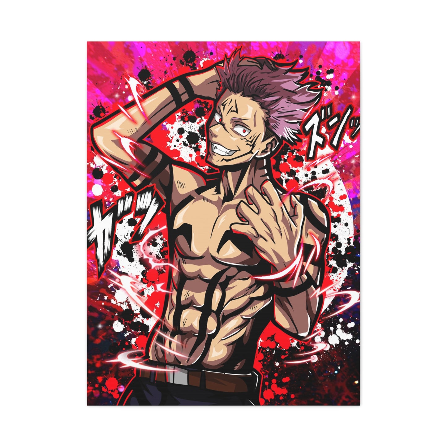 Demon finger canvas