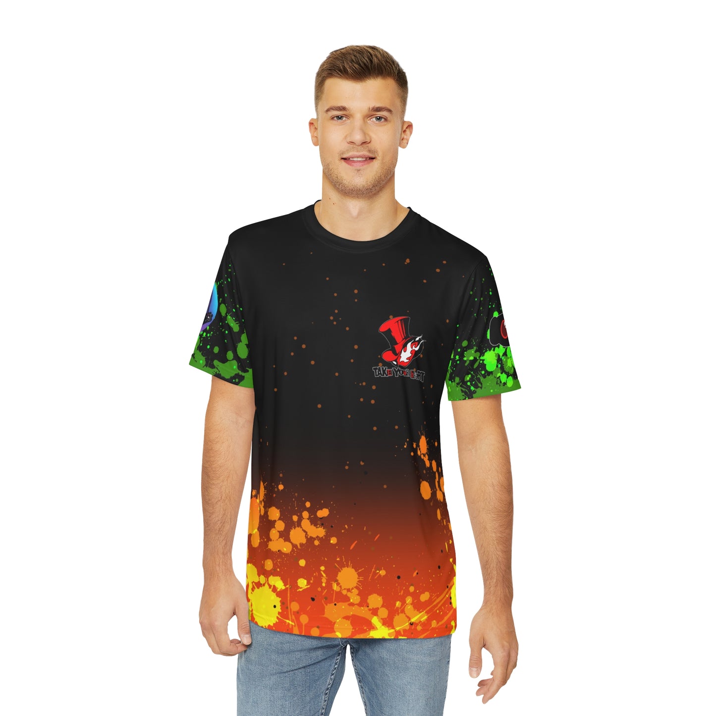 The oracle all over print shirt