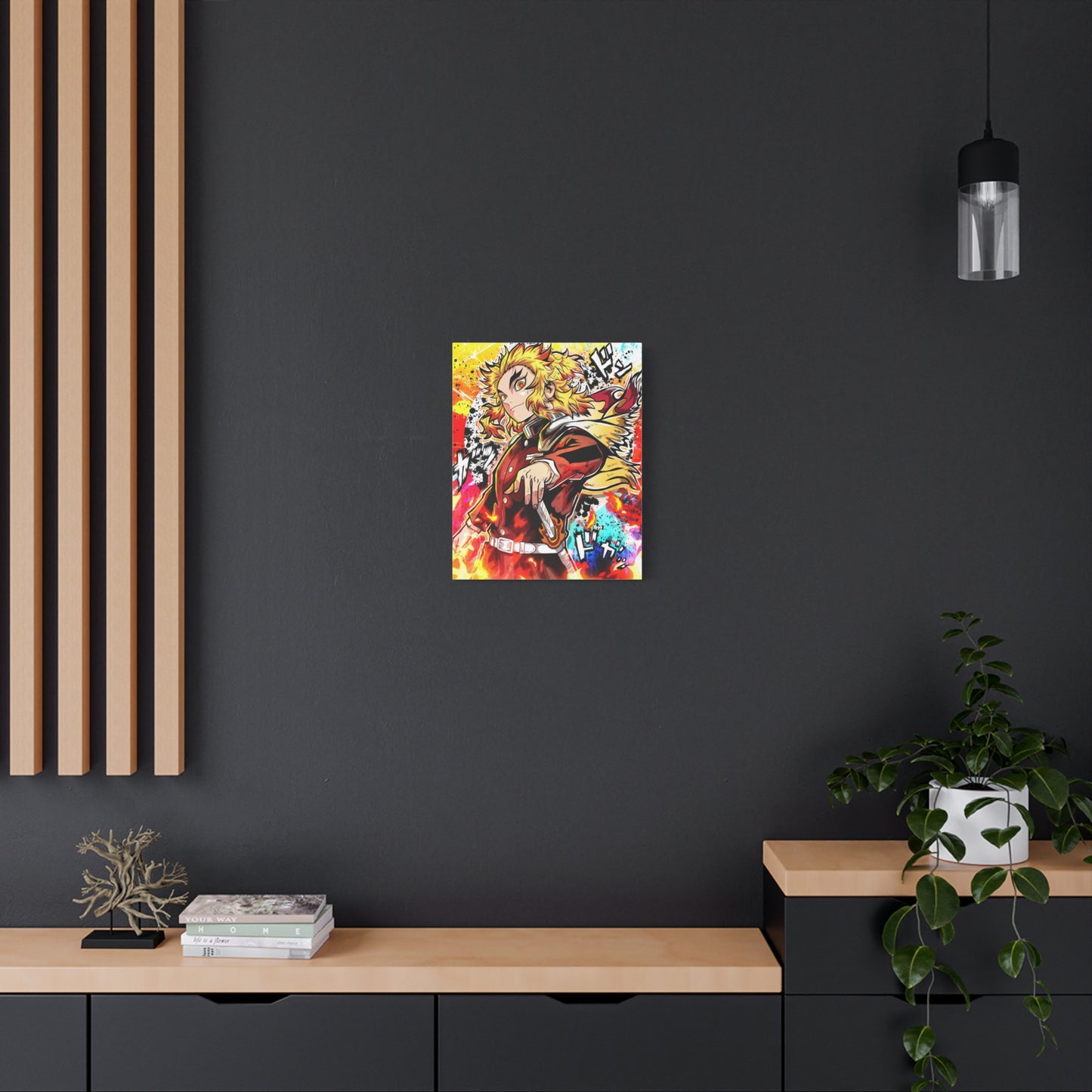 Heart a blaze canvas