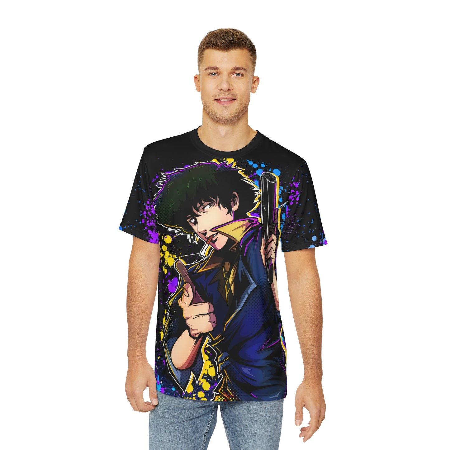 Space cowboy all over print shirt