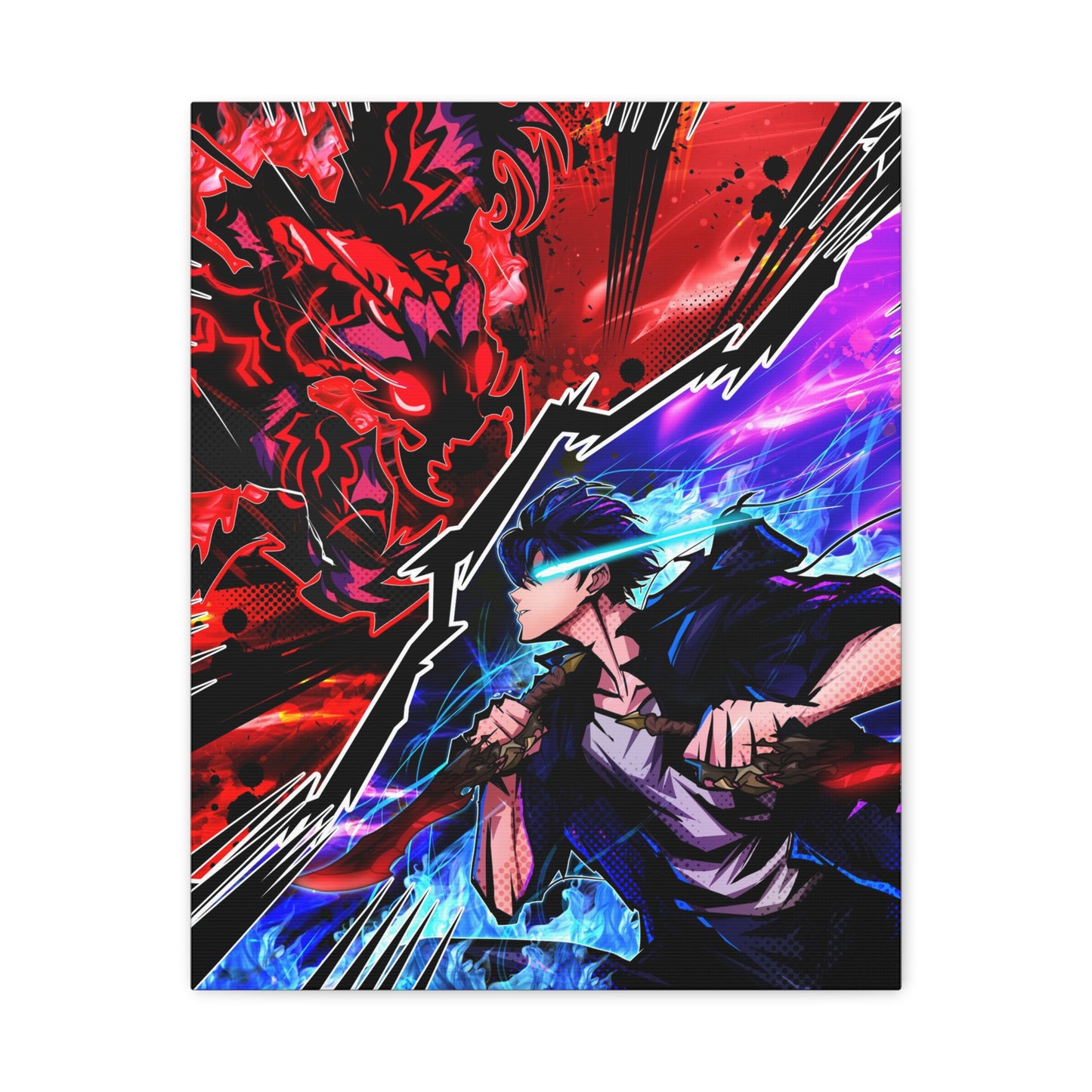 Battle 100 canvas